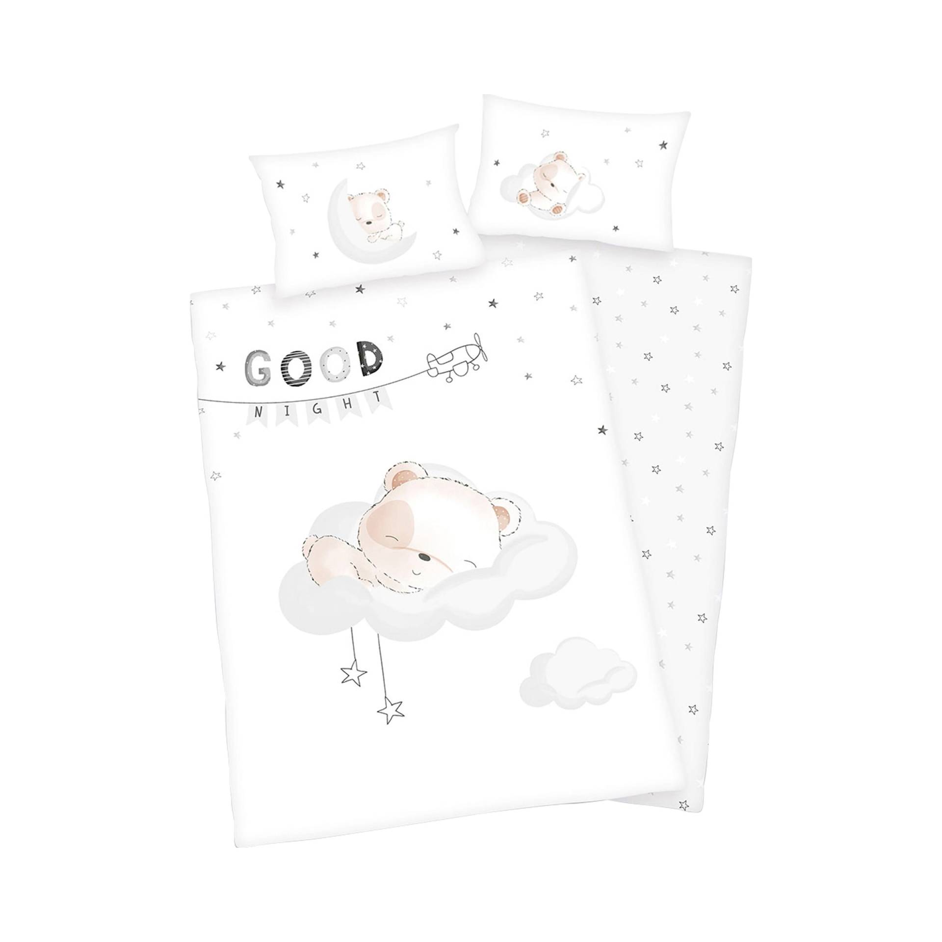 Renforcé Wende-Bettwäsche Little Bear 40x60/ 100x135 cm Renforcé Wende-Bettwäsche Little Bear 40x60/ 100x135 cm von Baby Best