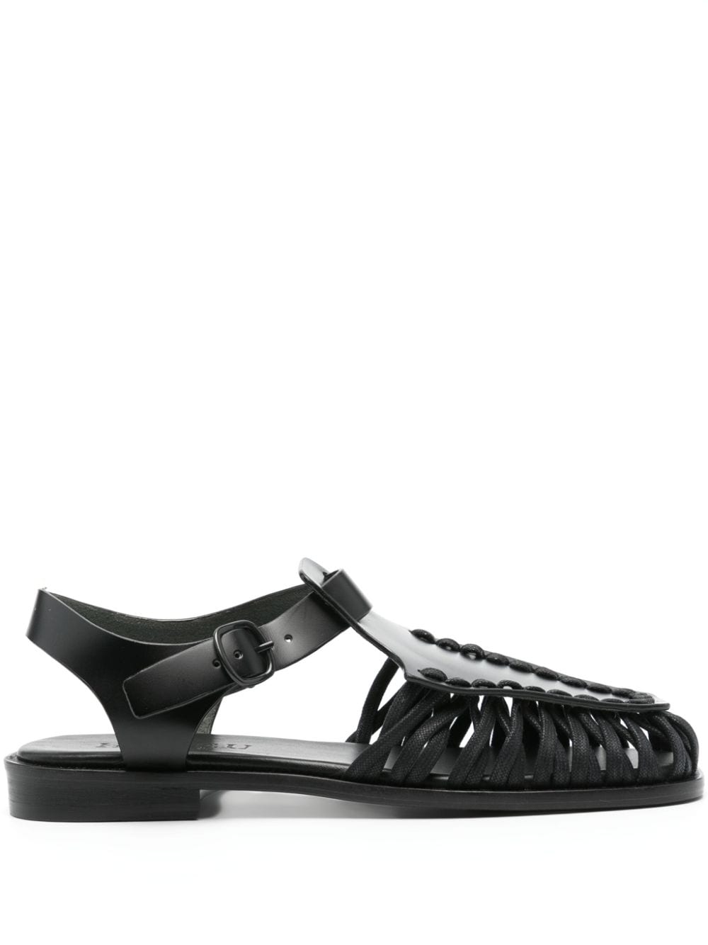 Hereu Alaro leather sandals - Black von Hereu