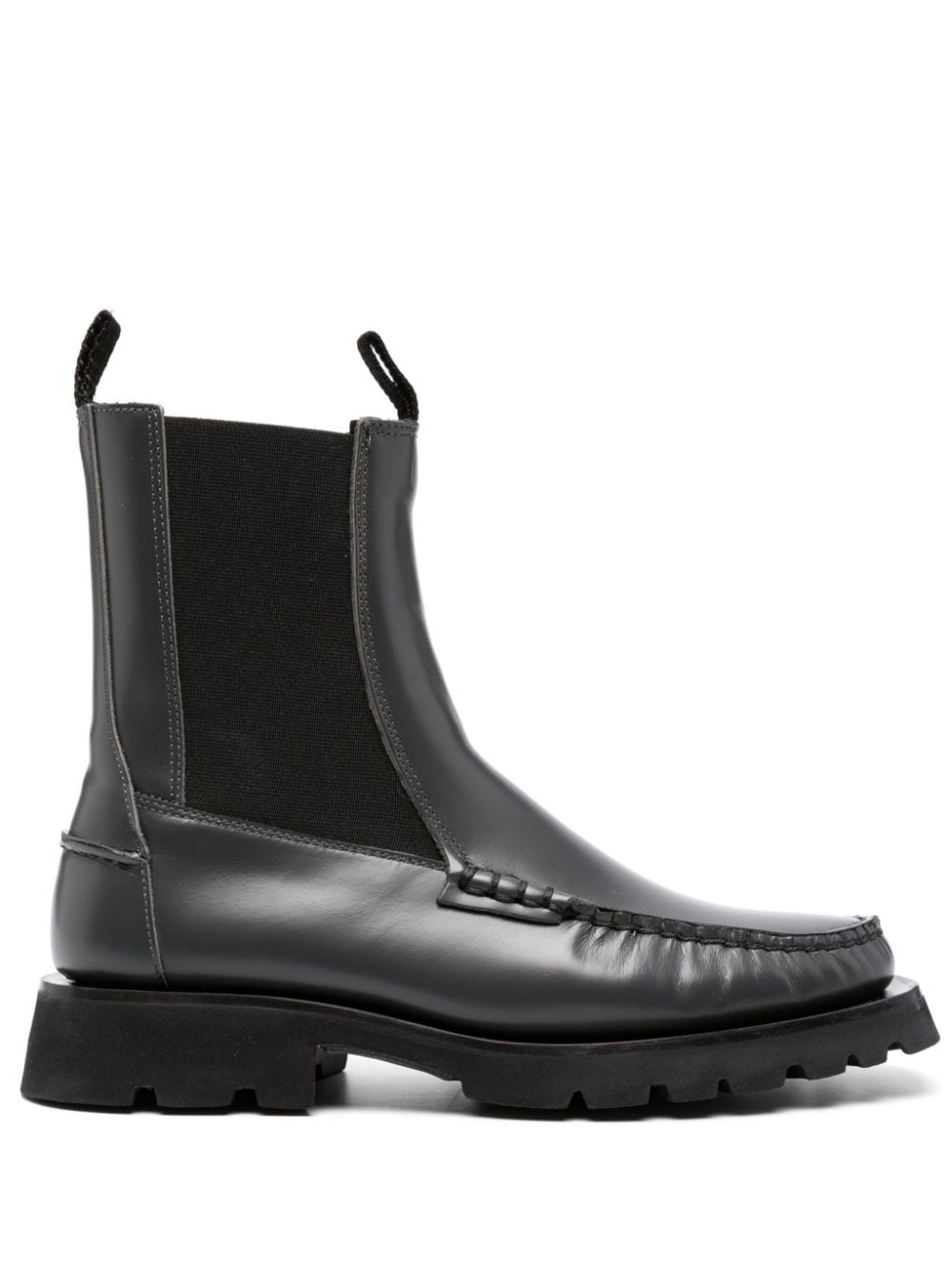 Hereu Alda Sport leather ankle boots - Grey von Hereu