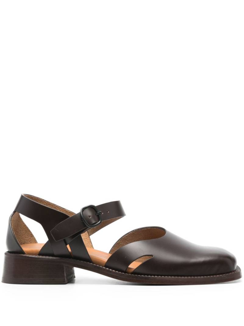 Hereu Alorda leather pumps - Brown von Hereu