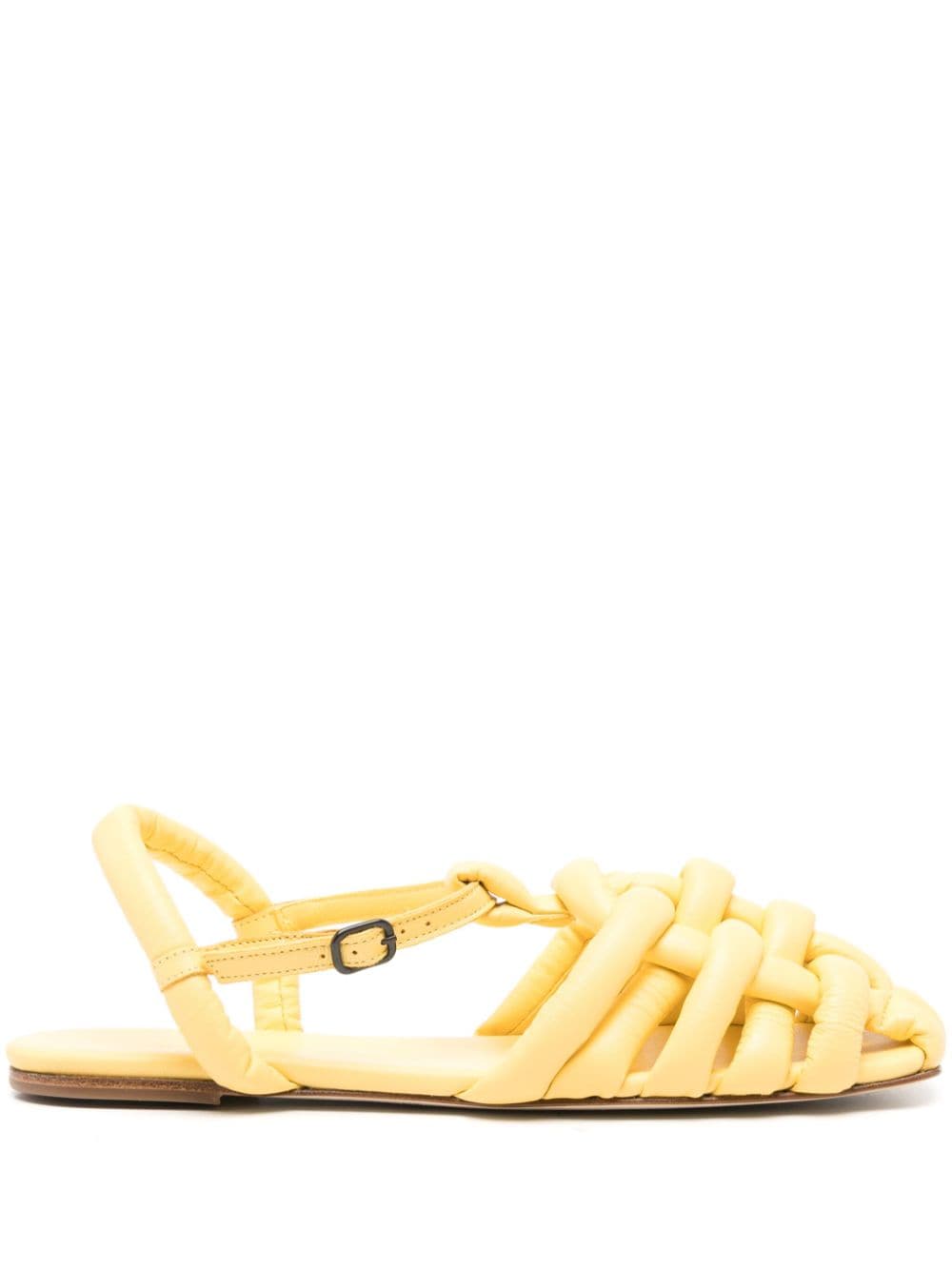 Hereu Cabersa leather sandals - Yellow von Hereu