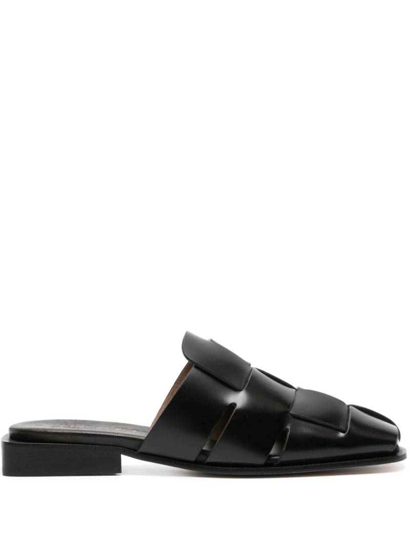 Hereu Coraia leather mules - Black von Hereu