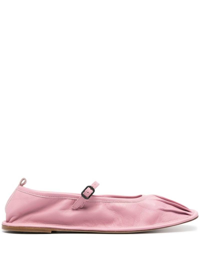 Hereu Dansa leather ballerina shoes - Pink von Hereu