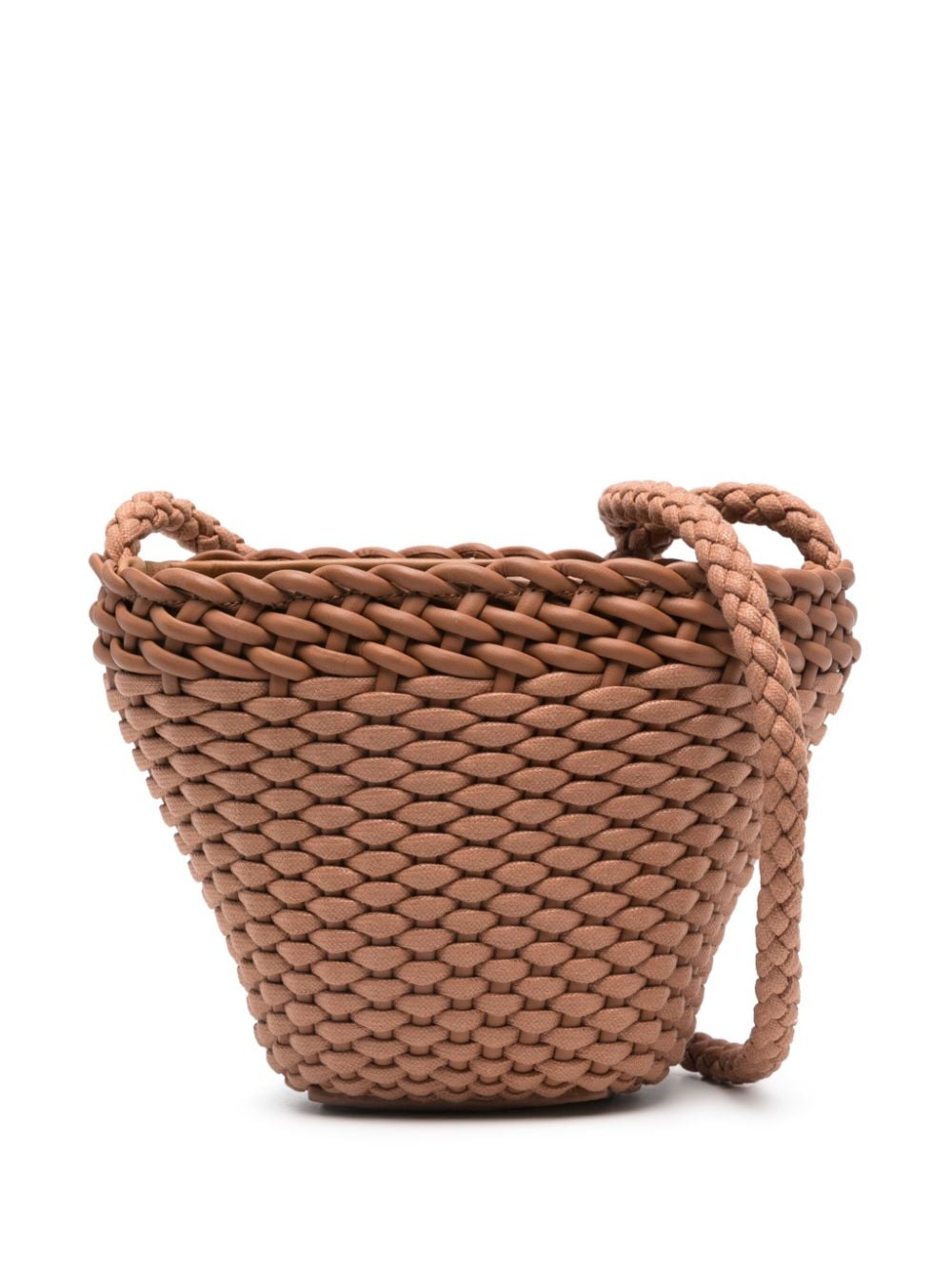 Hereu Fiol interwoven-leather bucket bag - Brown von Hereu