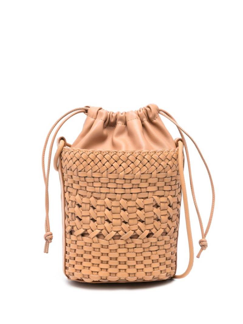 Hereu Palau leather bucket bag - Neutrals von Hereu