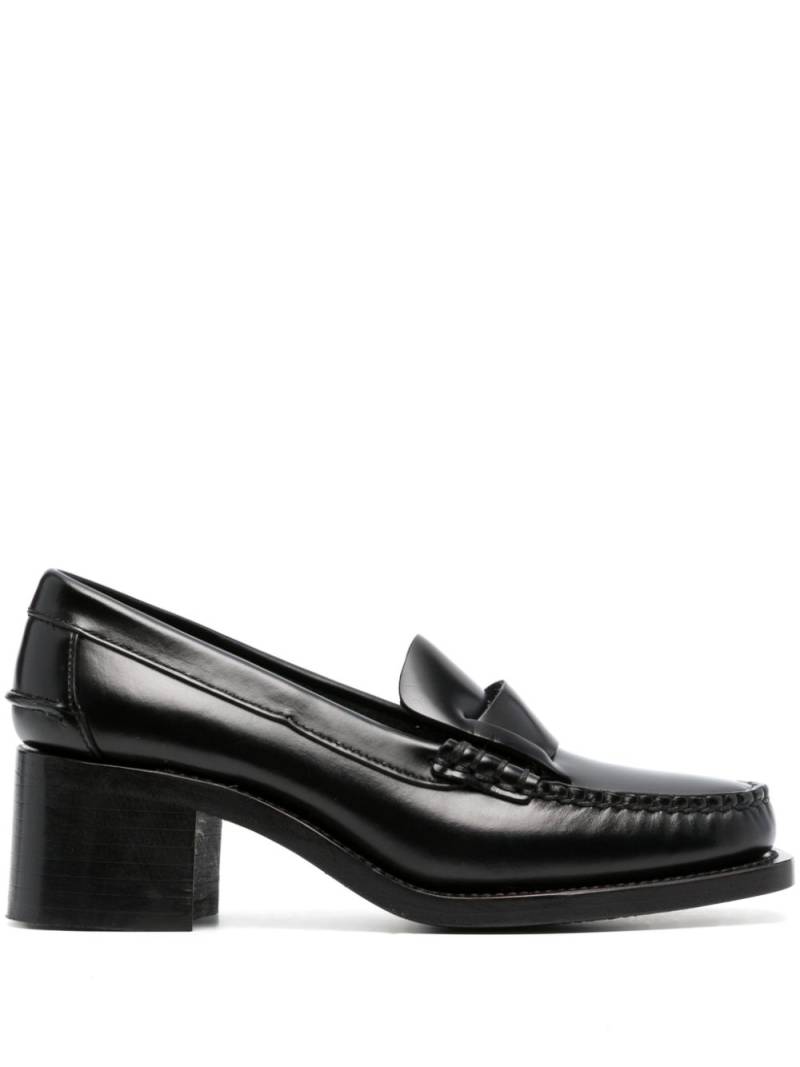 Hereu Sineu 50mm leather loafers - Black von Hereu