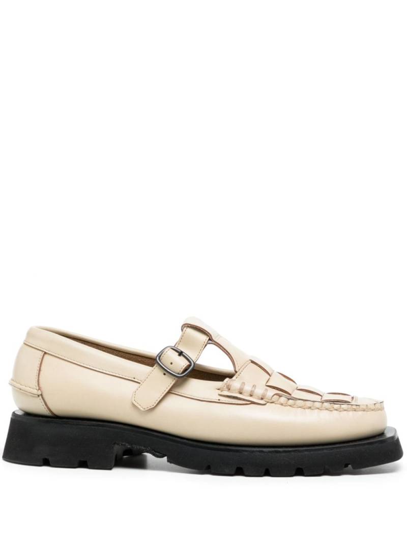 Hereu Soller Sport leather loafers - Yellow von Hereu