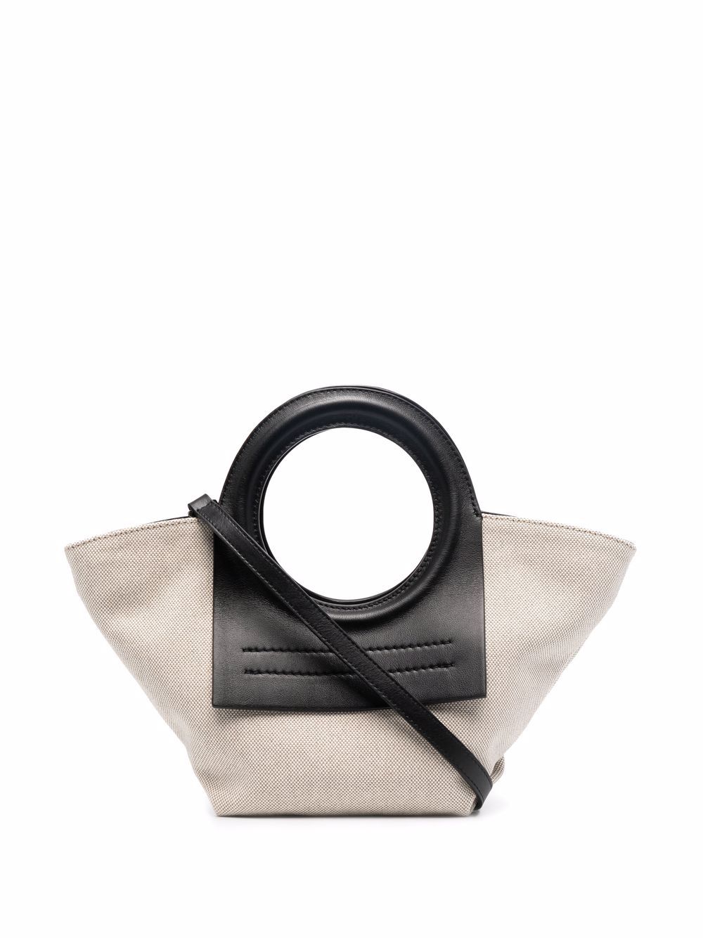 Hereu contrast-trimmed tote bag - Neutrals von Hereu