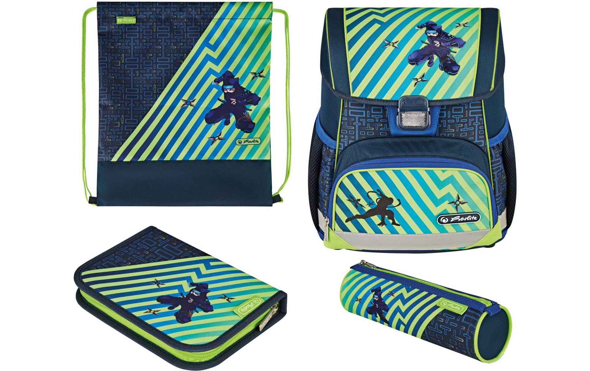 Herlitz Schulranzen »Schulthek Loop Plus Funky Ninja« Herlitz Schulranzen »Schulthek Loop Plus Funky Ninja« von Herlitz