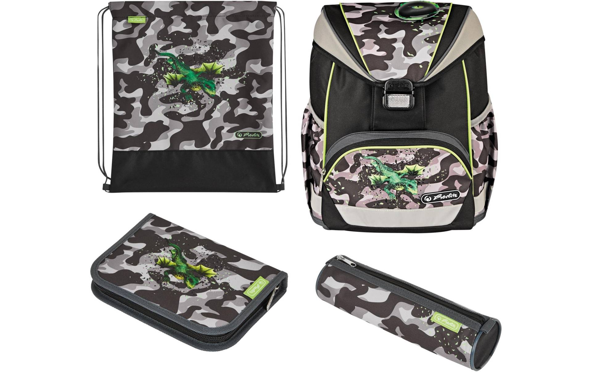 Herlitz Schulranzen »Schulthek UltraLight Plus Camo Drag« von Herlitz