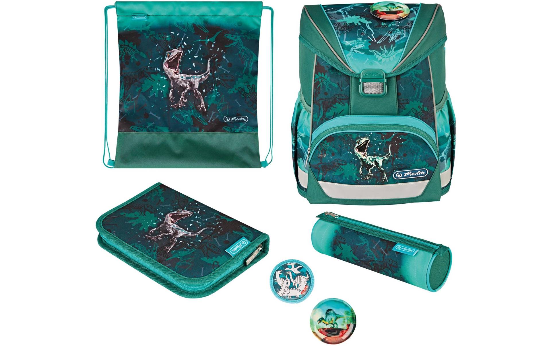 Herlitz Schulranzen »Schulthek UltraLight Plus Green Rex« Herlitz Schulranzen »Schulthek UltraLight Plus Green Rex« von Herlitz