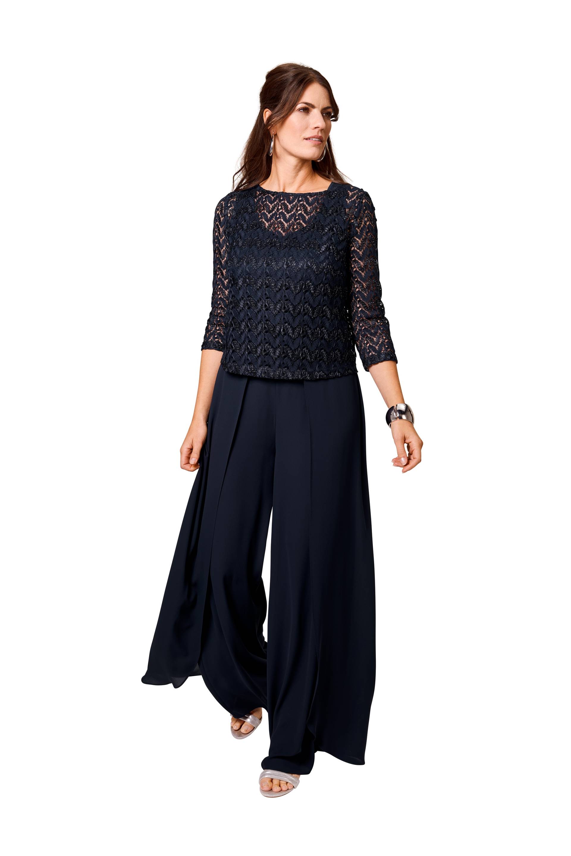 HERMANN LANGE Collection Jumpsuit, mit weiter, schwingender Hose aus Chiffon HERMANN LANGE Collection Jumpsuit, mit weiter, schwingender Hose aus Chiffon von Hermann Lange Collection