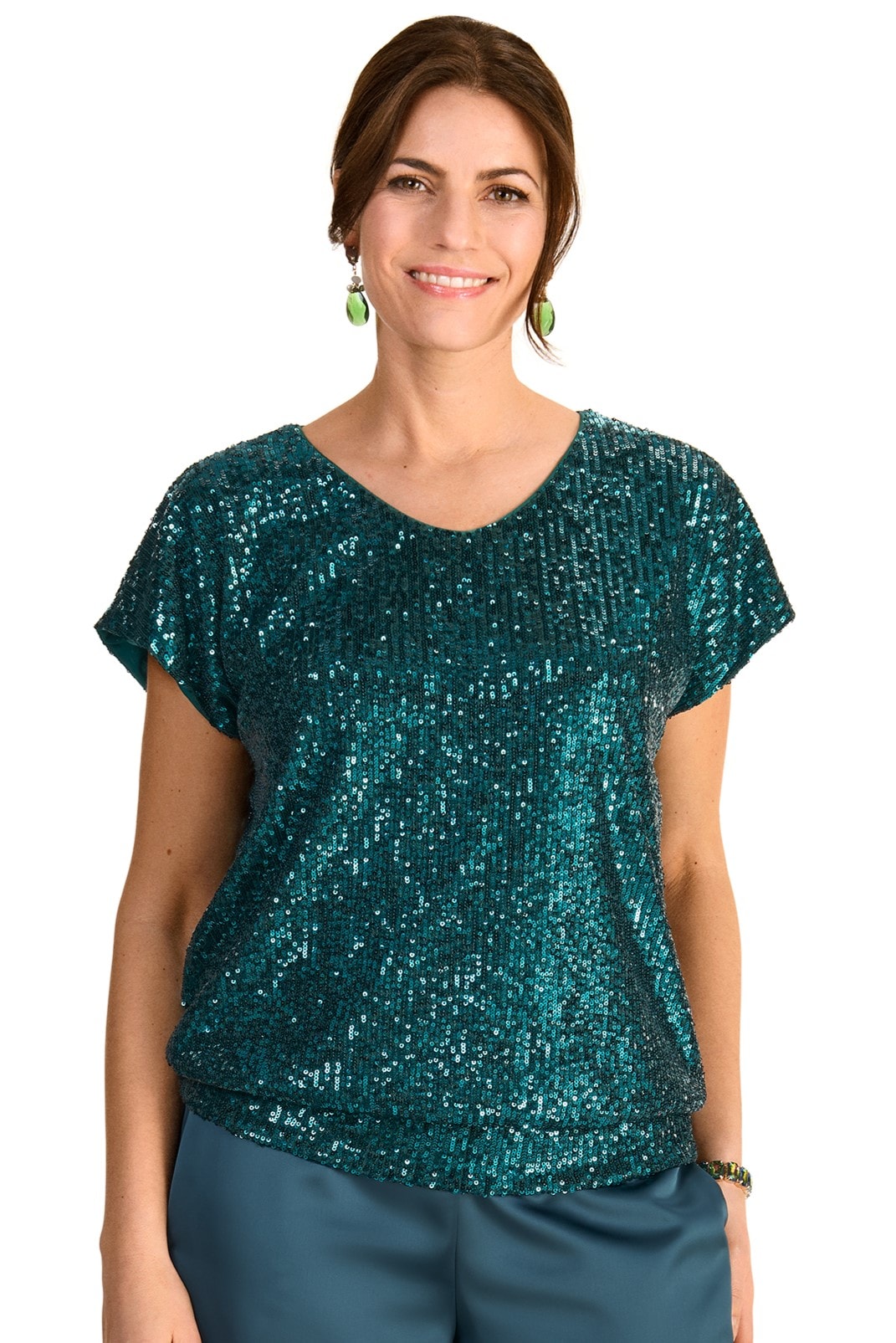 HERMANN LANGE Collection Paillettenshirt HERMANN LANGE Collection Paillettenshirt von Hermann Lange Collection