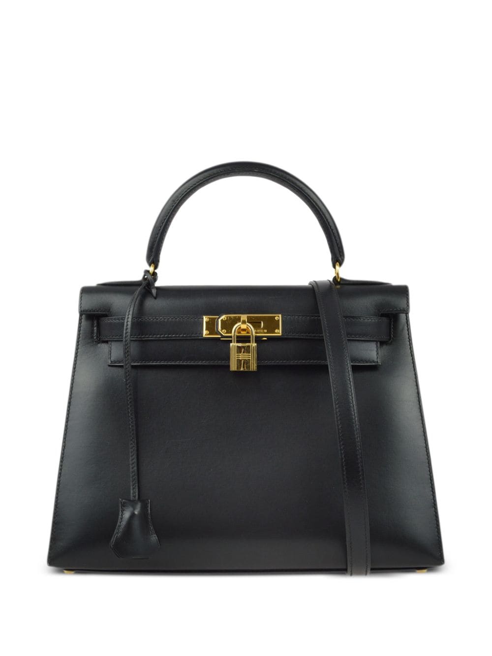 Hermès Pre-Owned 1971 Kelly 28 Sellier two-way handbag - Black von Hermès Pre-Owned