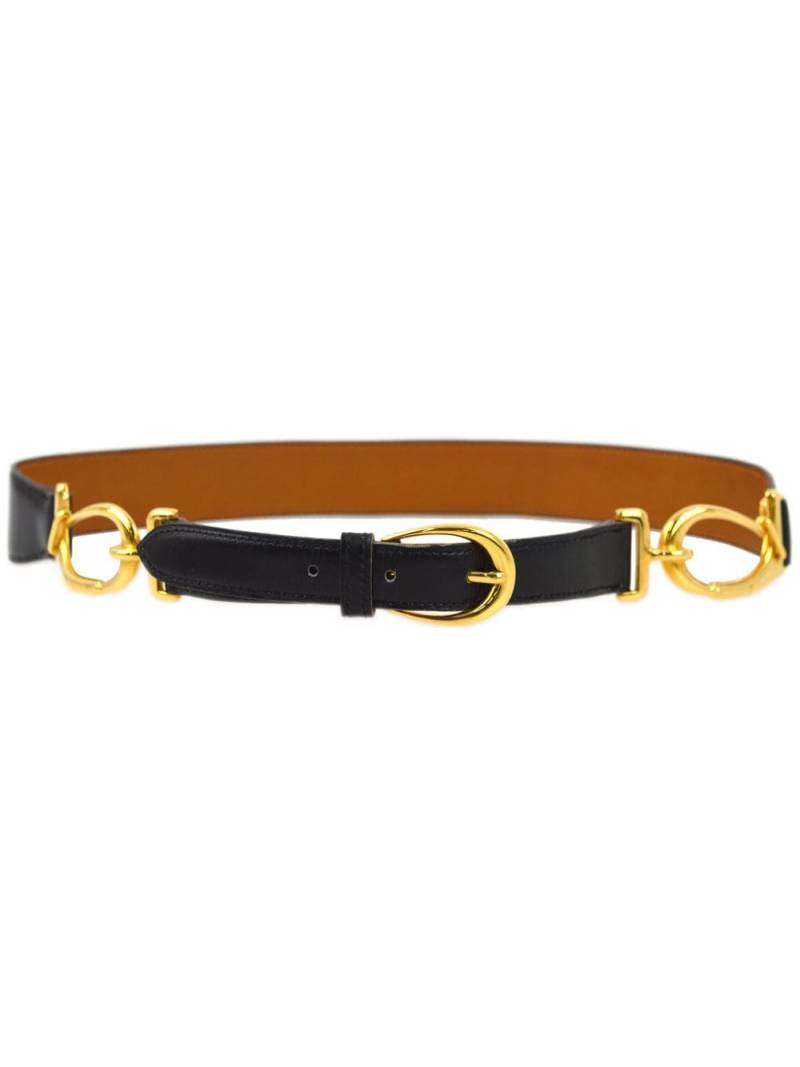 Hermès Pre-Owned 1976 Chaîne d'Ancre reversible belt - Black von Hermès Pre-Owned