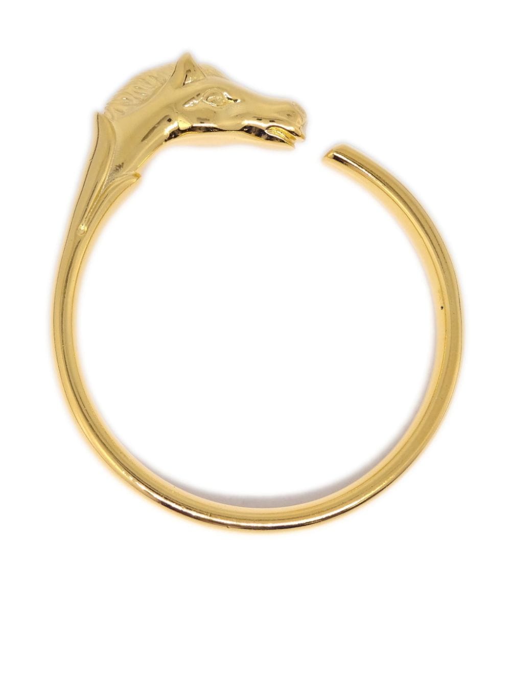 Hermès Pre-Owned 1990-2000 Cheval Horse bangle - Gold von Hermès Pre-Owned