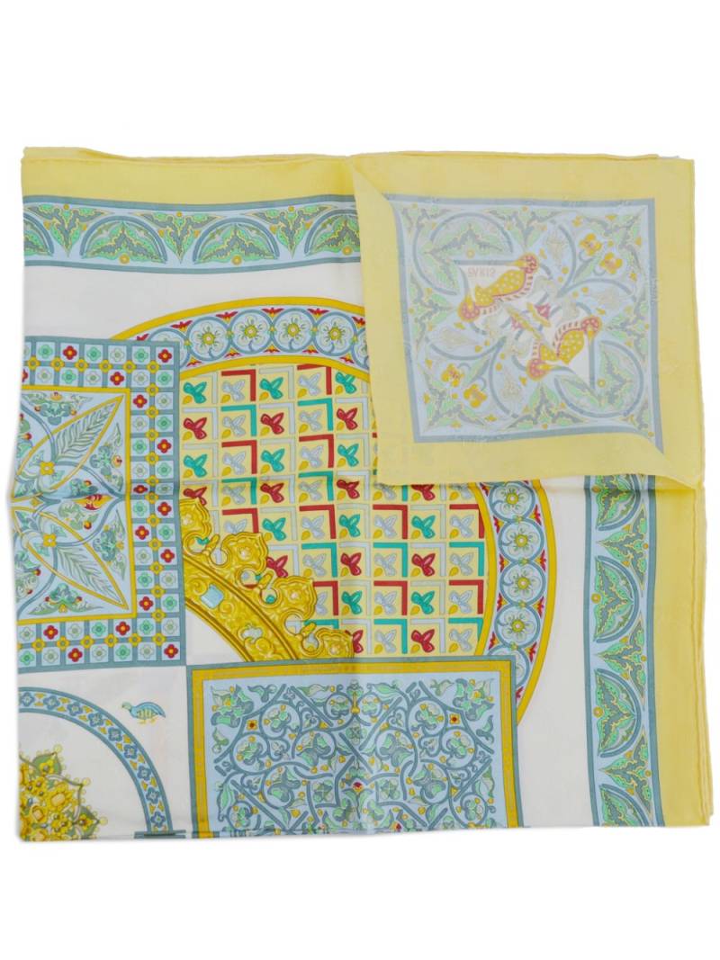 Hermès Pre-Owned 1990-2000s Ciels Byzantins silk scarf - Green von Hermès Pre-Owned