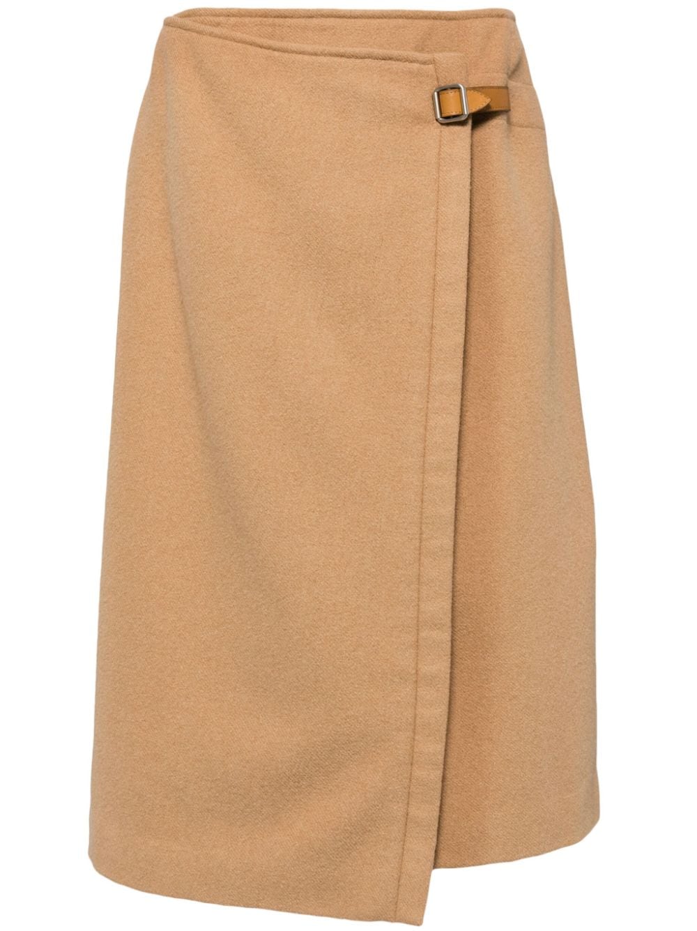 Hermès Pre-Owned 1990-2000s knee length skirt - Neutrals von Hermès Pre-Owned