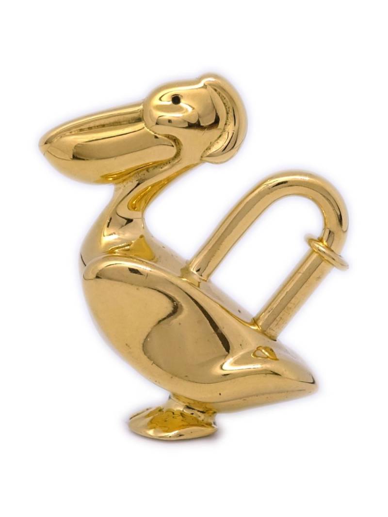 Hermès Pre-Owned 1992 La Mer Pelican padlock - Gold von Hermès Pre-Owned