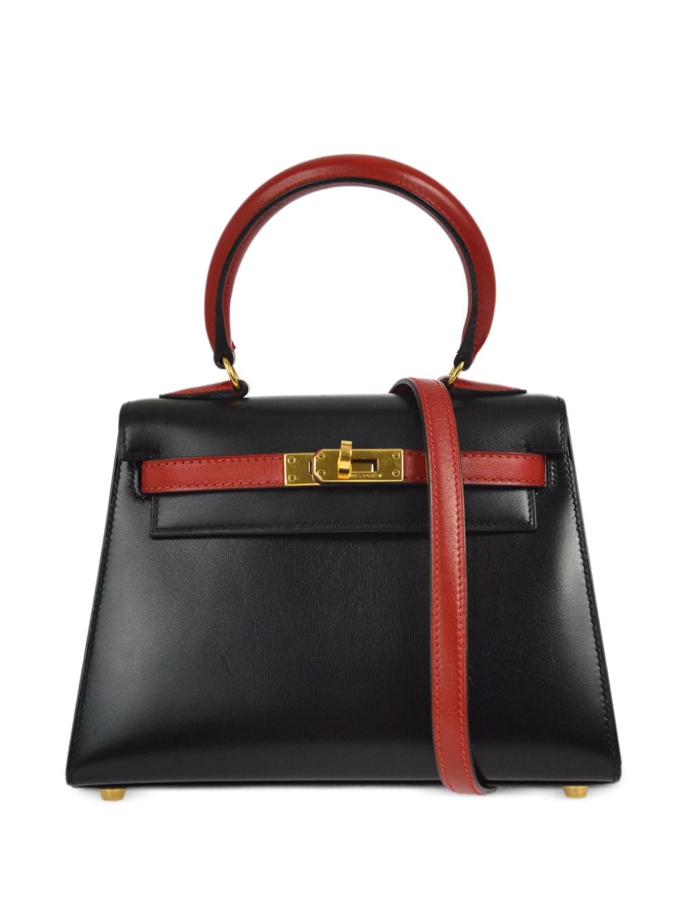 Hermès Pre-Owned 1993 mini Kelly 20 Sellier handbag - Black von Hermès Pre-Owned