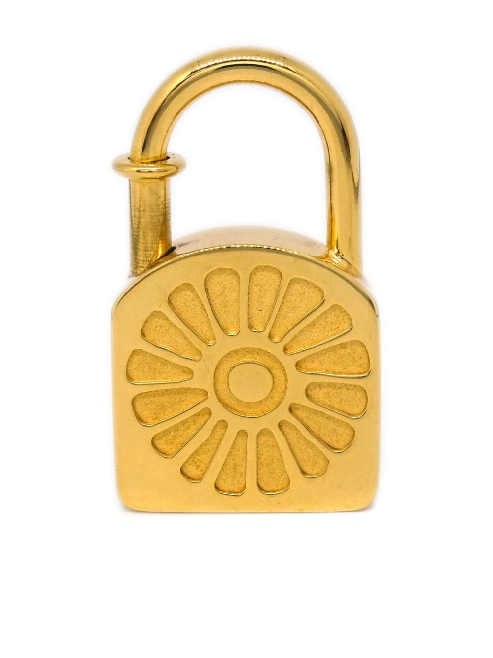 Hermès Pre-Owned 1994 Sunflower Cadena bag charm - Gold von Hermès Pre-Owned