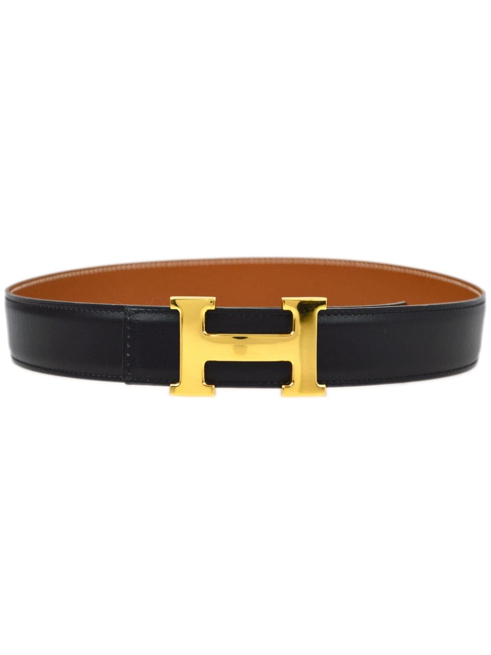 Hermès Pre-Owned 1995 Constance reversible belt - Black von Hermès Pre-Owned