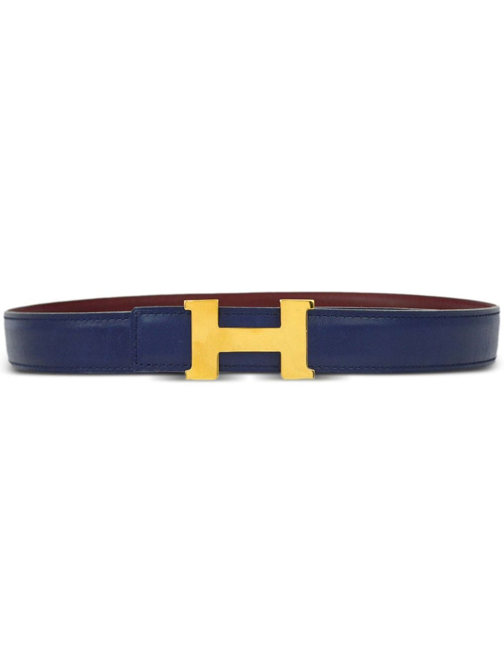 Hermès Pre-Owned 1996 Constance reversible belt - Blue von Hermès Pre-Owned