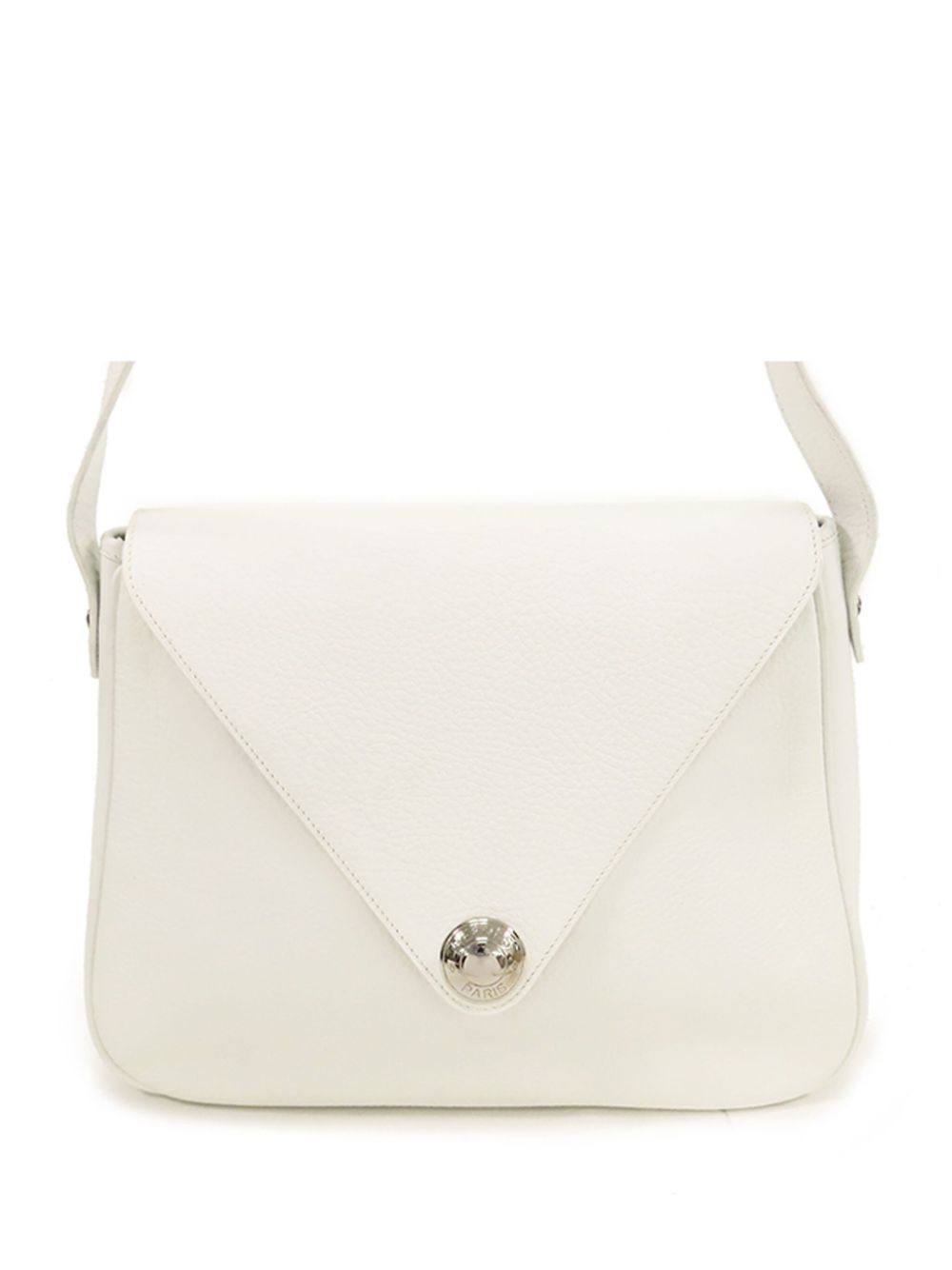 Hermès Pre-Owned 1998 Clemence Christine shoulder bag - White von Hermès Pre-Owned