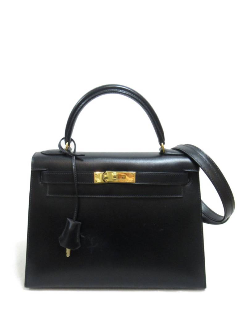 Hermès Pre-Owned 1998 Kelly 28 Sellier two-way handbag - Black von Hermès Pre-Owned