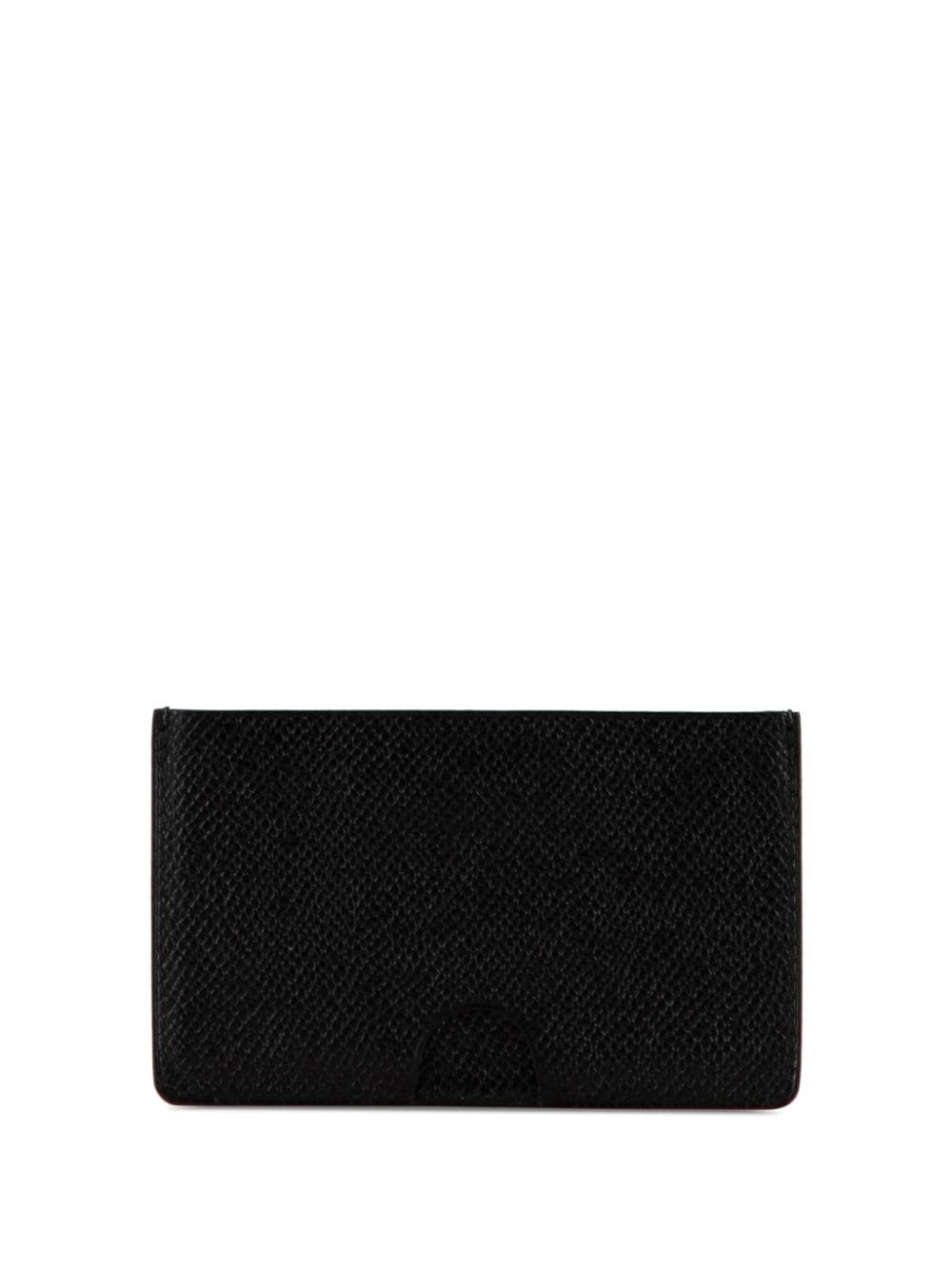 Hermès Pre-Owned 2000-2005 Epsom Porquerolles card holder - BLACK von Hermès Pre-Owned