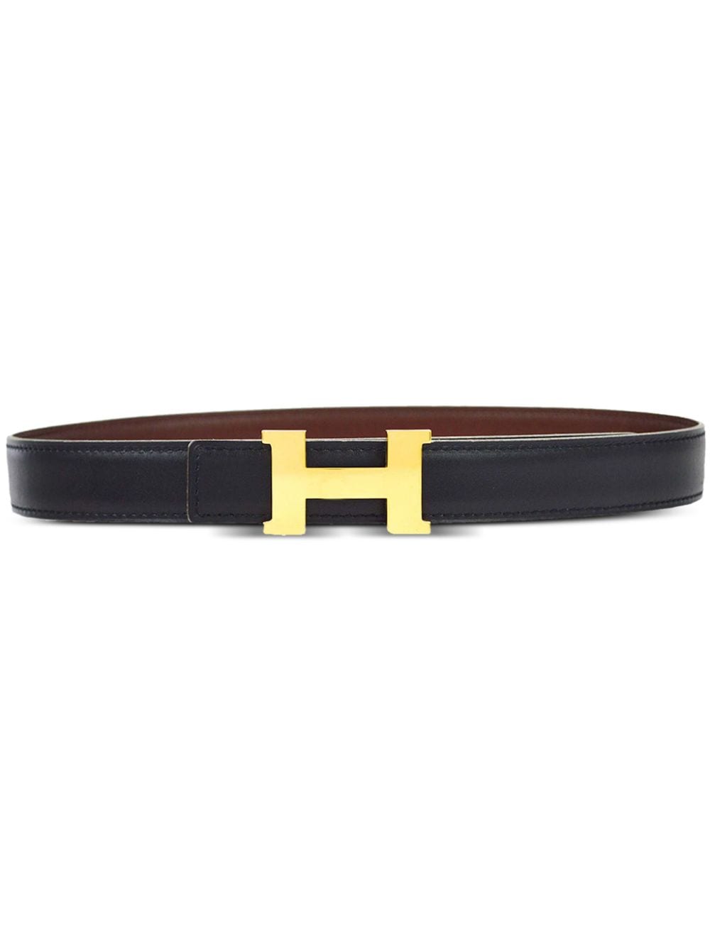 Hermès Pre-Owned 2000 Constance reversible belt - Black von Hermès Pre-Owned