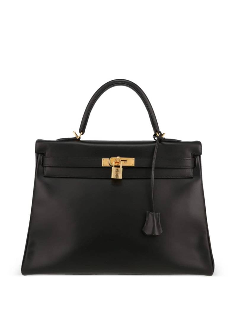 Hermès Pre-Owned 2000 Kelly 35 handbag - Black von Hermès Pre-Owned