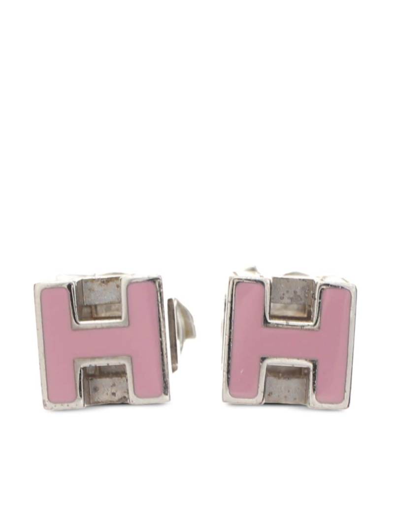 Hermès Pre-Owned 2000s Cage d'H earrings - Silver von Hermès Pre-Owned