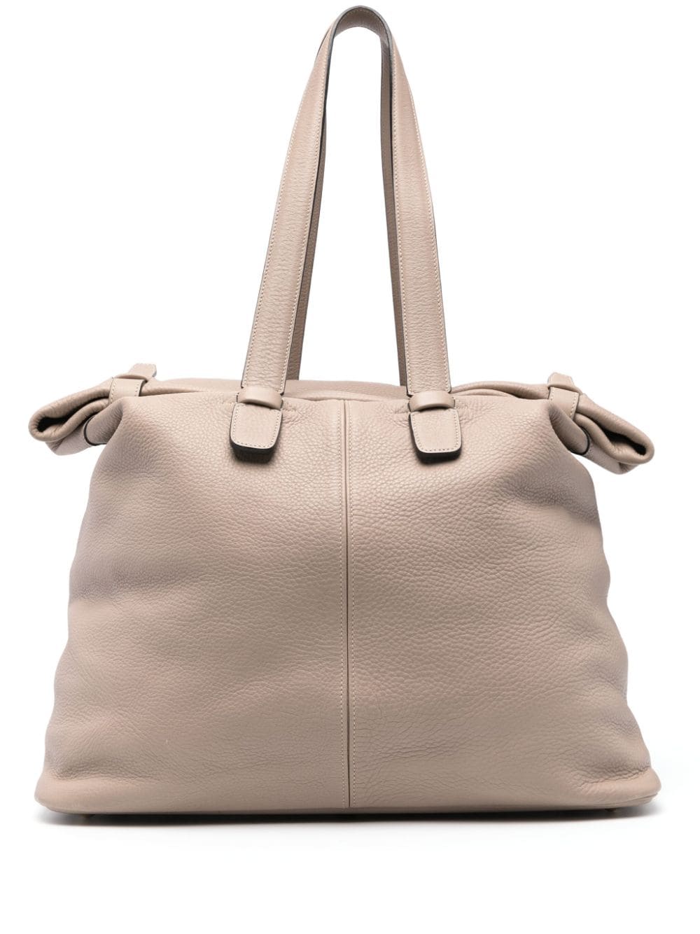 Hermès Pre-Owned 2000s large leather tote bag - Neutrals von Hermès Pre-Owned