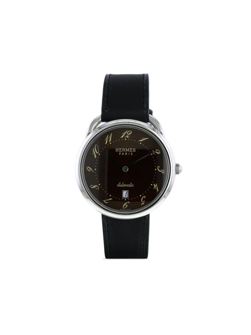 Hermès Pre-Owned 2000s pre-owned Arceau 41mm - Black von Hermès Pre-Owned