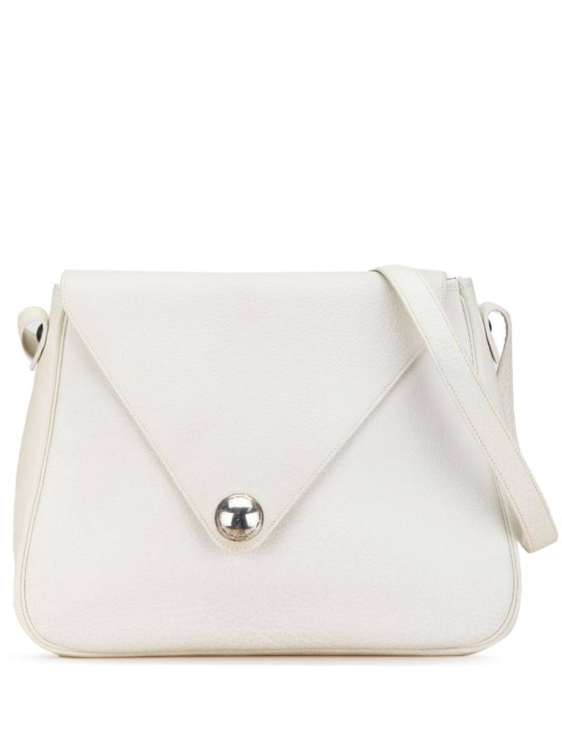 Hermès Pre-Owned 2001 Clemence Christine shoulder bag - White von Hermès Pre-Owned