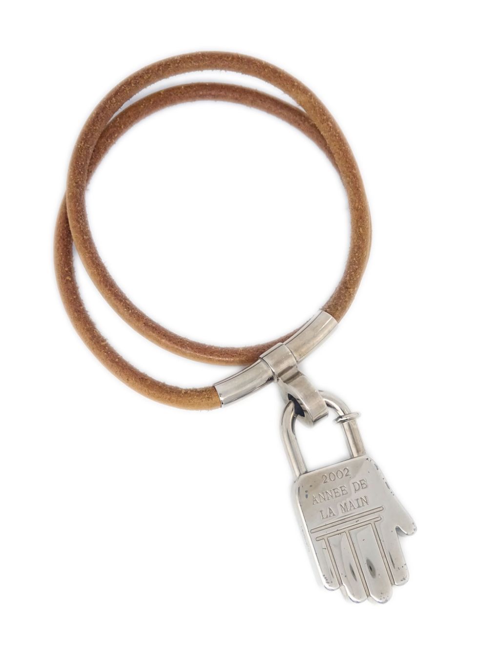 Hermès Pre-Owned 2002 Annee De La Main Cadena choker - Brown von Hermès Pre-Owned