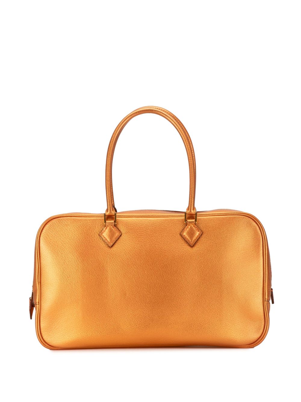 Hermès Pre-Owned 2004 Metallic Chevre Coromandel Plume Elan 28 handbag - Orange von Hermès Pre-Owned