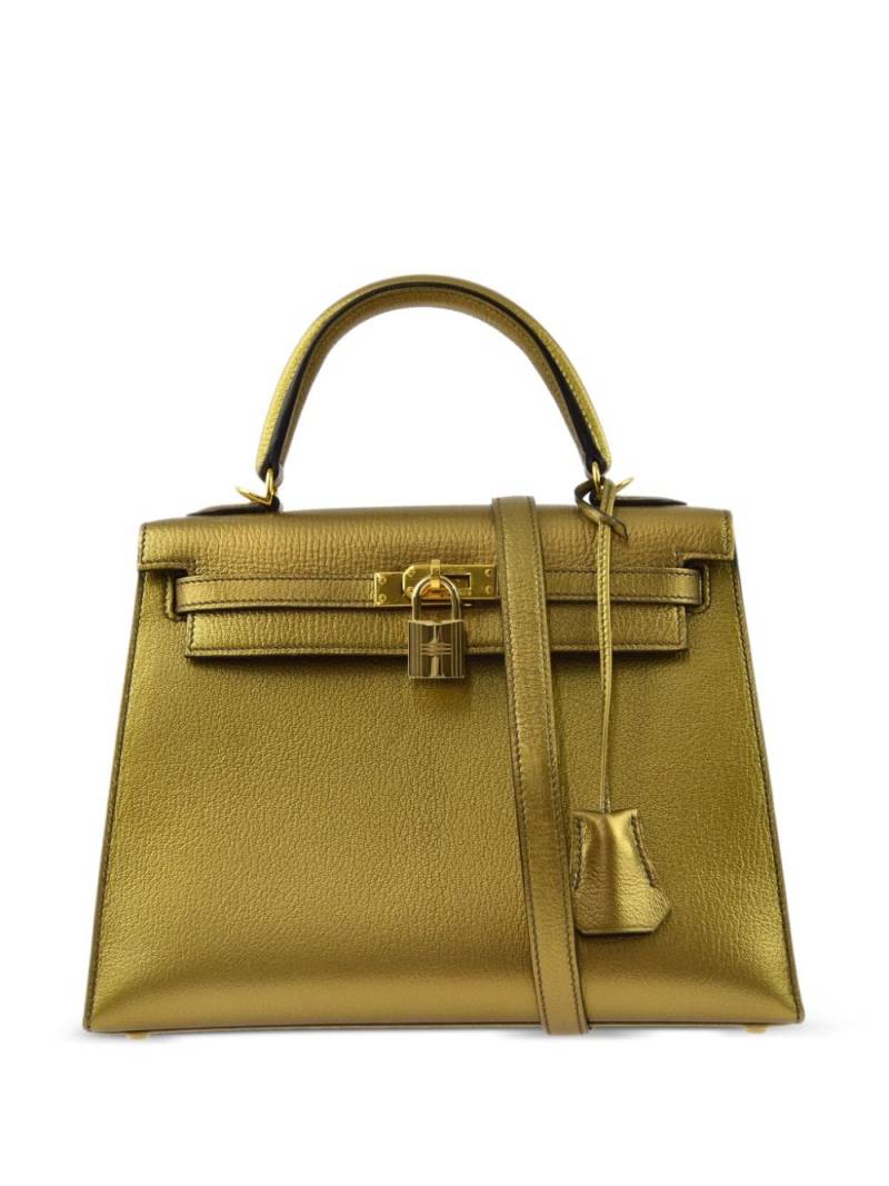 Hermès Pre-Owned 2005 Kelly Sellier 25 two-way bag - Yellow von Hermès Pre-Owned