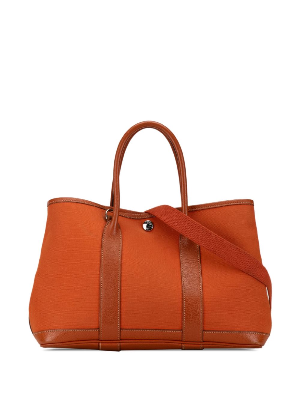 Hermès Pre-Owned 2005 Toile and Negonda Garden Party 30 satchel - Orange von Hermès Pre-Owned