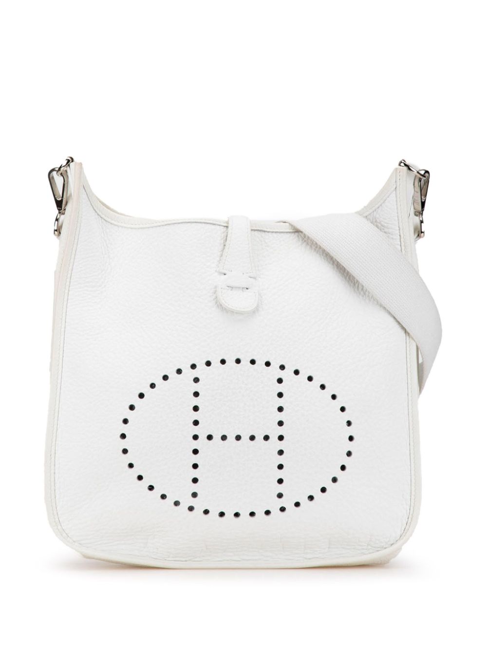 Hermès Pre-Owned 2006 Clemence Evelyne II PM crossbody bag - White von Hermès Pre-Owned