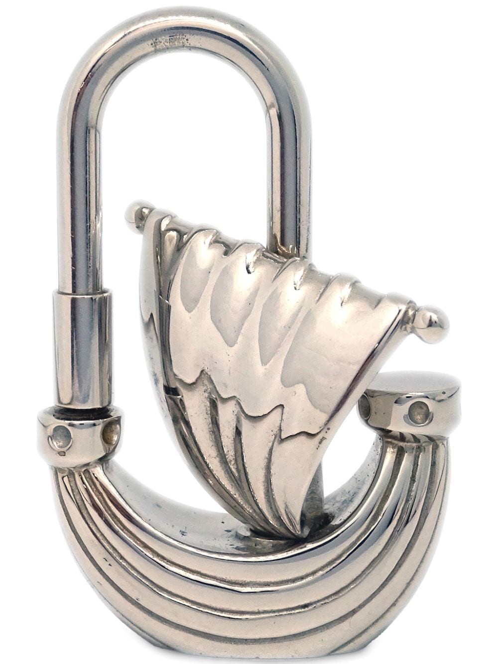 Hermès Pre-Owned 2006 L'Air de Paris Yacht padlock charm - Silver von Hermès Pre-Owned