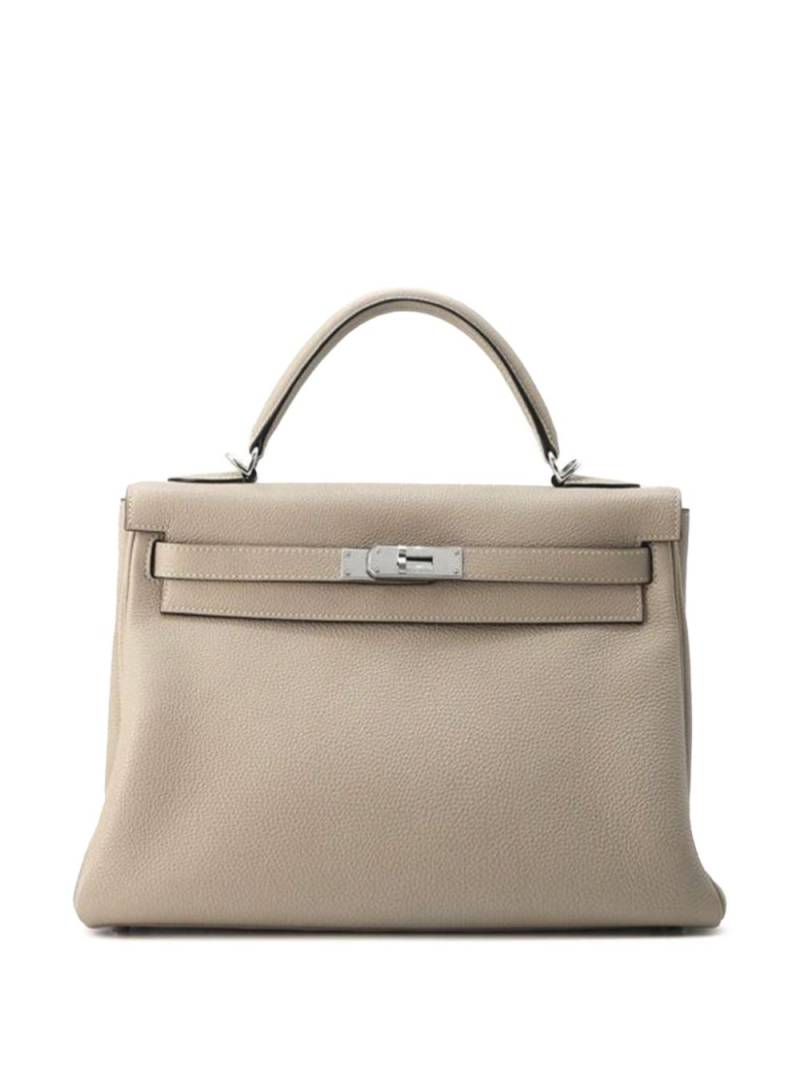 Hermès Pre-Owned 2006 Togo Kelly II Retourne 32 satchel - Grey von Hermès Pre-Owned