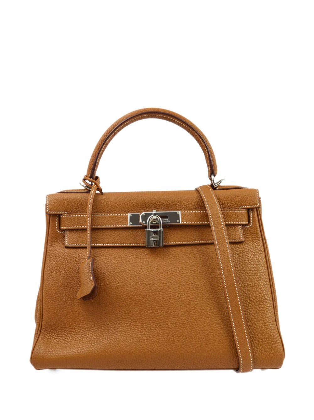 Hermès Pre-Owned 2008 Kelly 32 Retourne two-way handbag - Brown von Hermès Pre-Owned