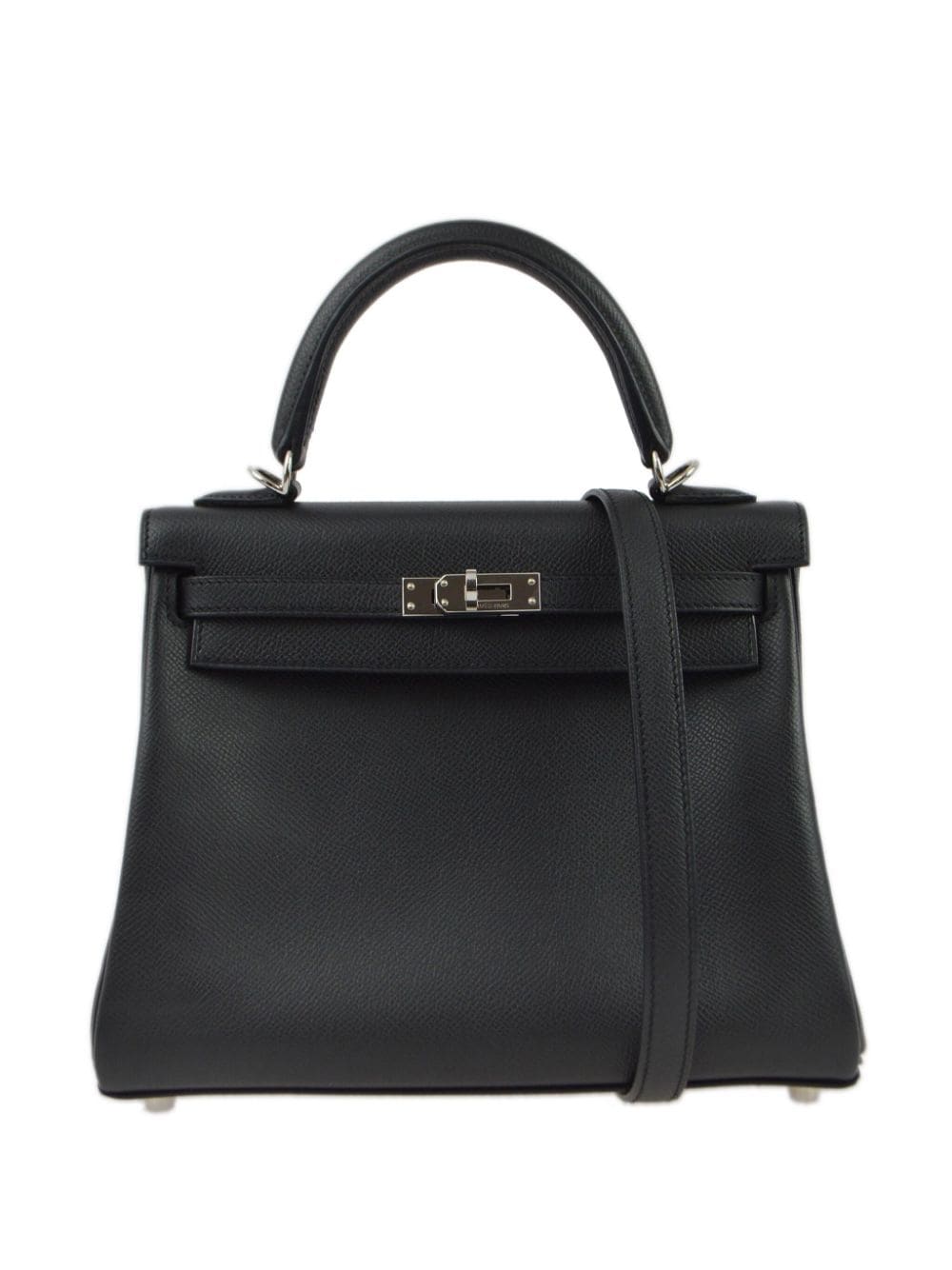 Hermès Pre-Owned 2009 Kelly 25 Retourne two-way handbag - Black von Hermès Pre-Owned