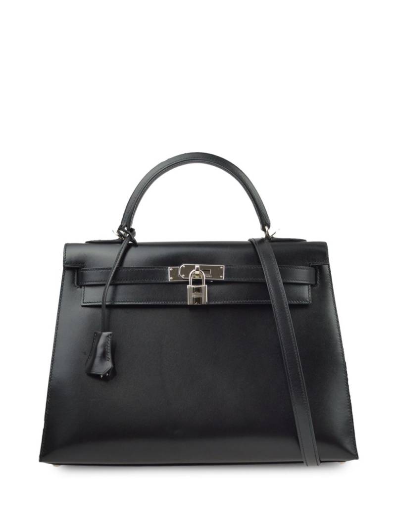 Hermès Pre-Owned 2009 Kelly 32 Sellier two-way handbag - Black von Hermès Pre-Owned