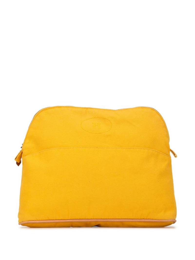 Hermès Pre-Owned 2010-2023 Toile Bolide Trousse de Voyage GM pouch - Yellow von Hermès Pre-Owned