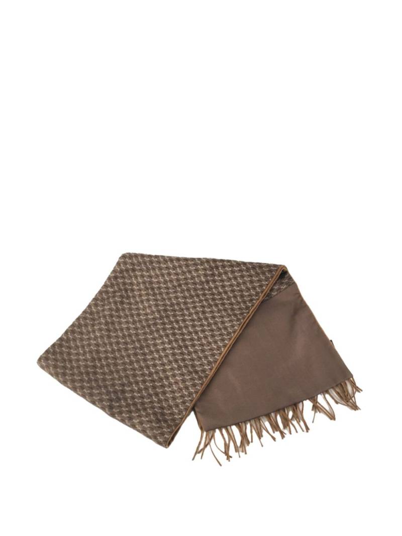 Hermès Pre-Owned 2010-2024 Cashmere Zebra Stole Scarf scarves - Brown von Hermès Pre-Owned