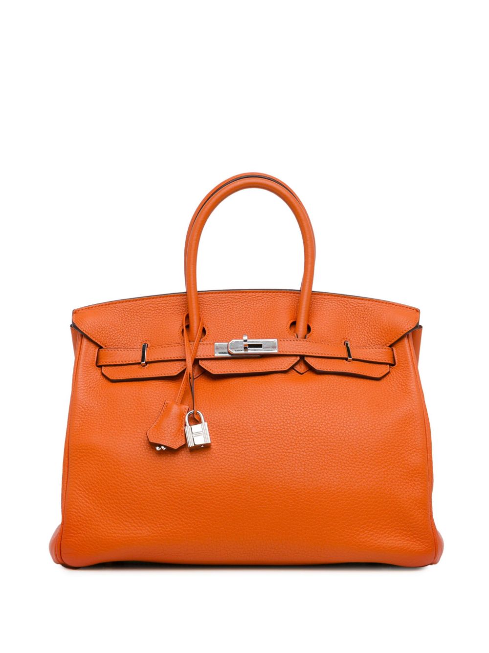 Hermès Pre-Owned 2010 Clemence Birkin Retourne 35 handbag - Orange von Hermès Pre-Owned