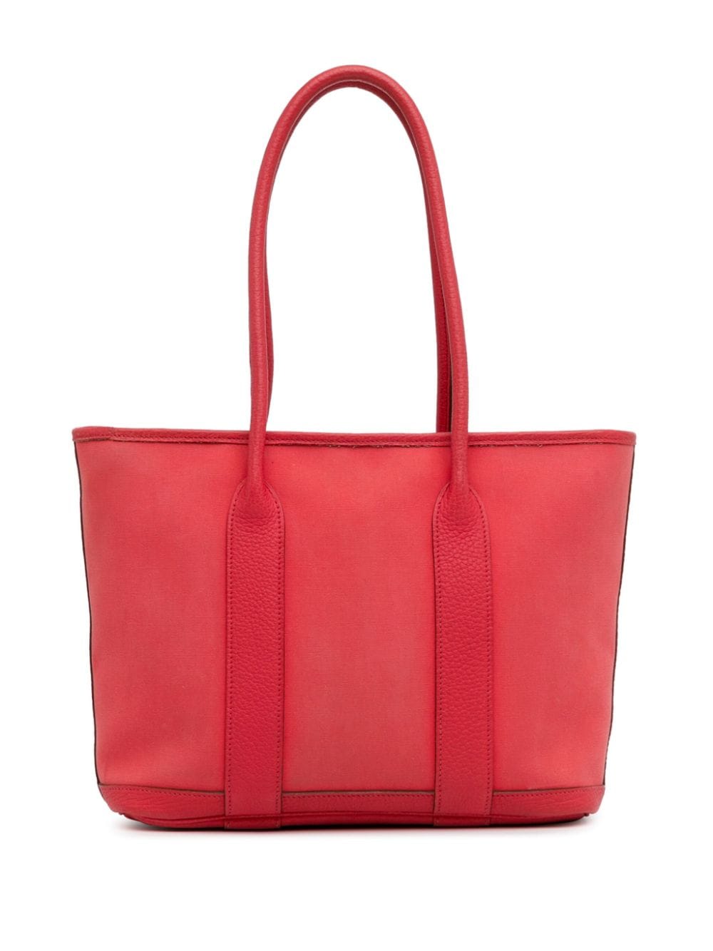 Hermès Pre-Owned 2010 Toile Officier Negonda Garden Zip 30 tote bag - Red von Hermès Pre-Owned